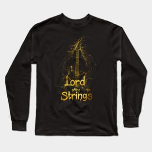 Lord of the Strings - Gonden Guitar - Fantasy Long Sleeve T-Shirt